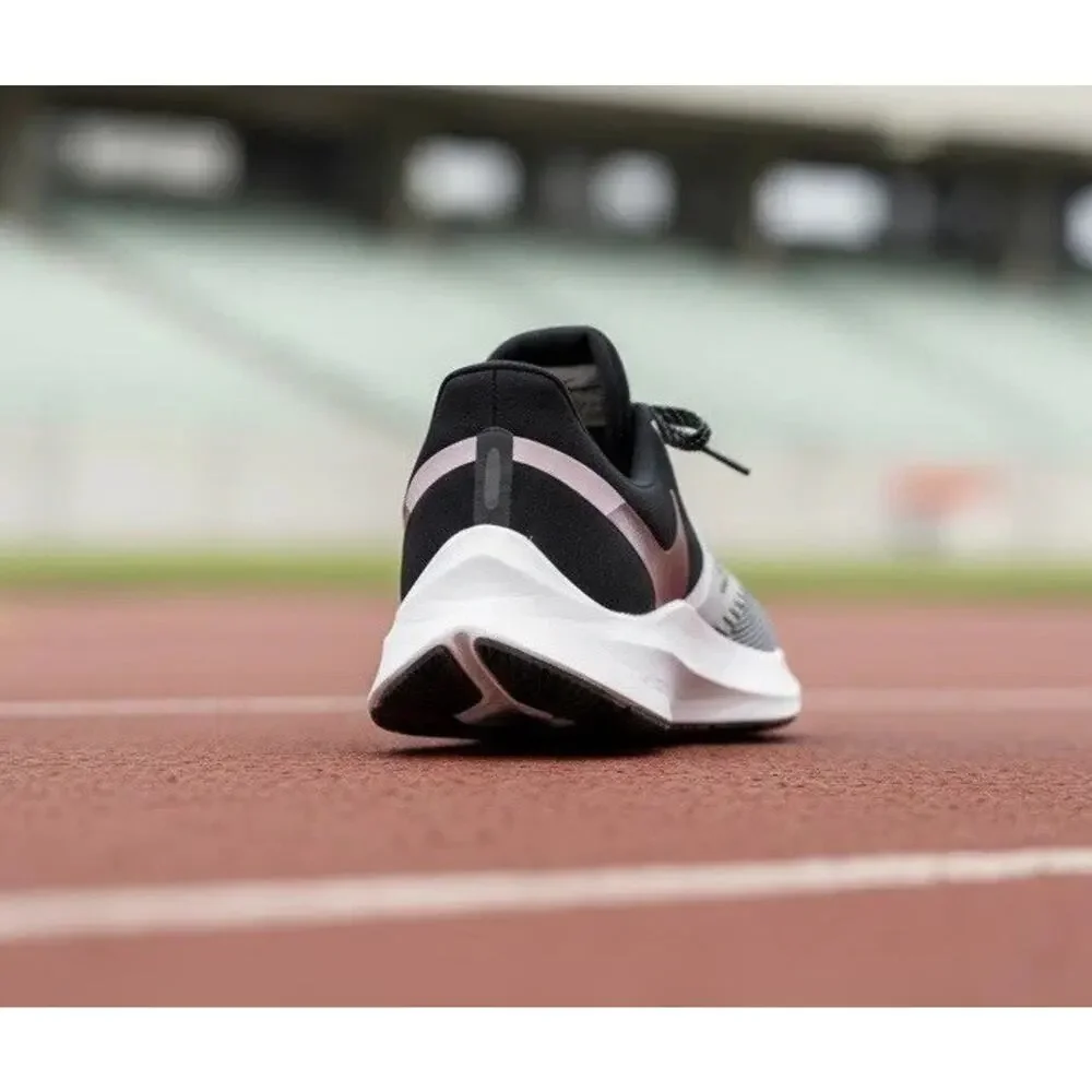 Nike Air Zoom Winflo 6 Women’s Running Shoes White Black Red Size 7 AQ8228-103
